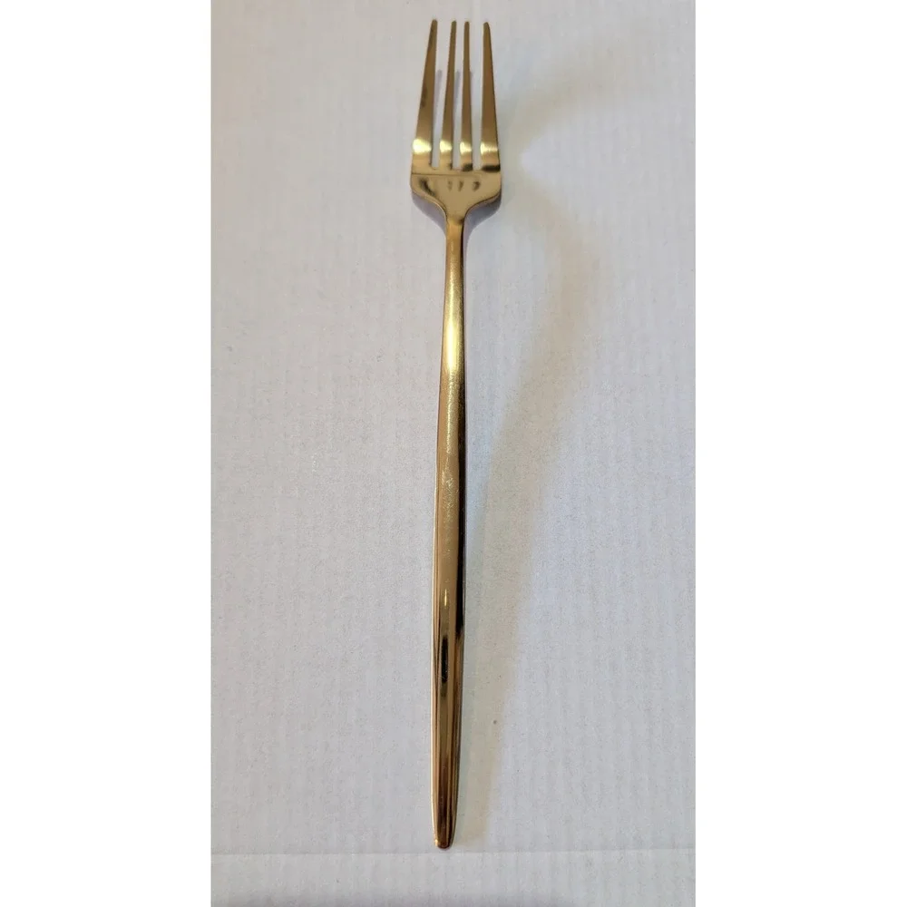Unbranded‎ Gold Stainless Steel Large Set 72 Flatware Spoons, Forks (3 sizes)